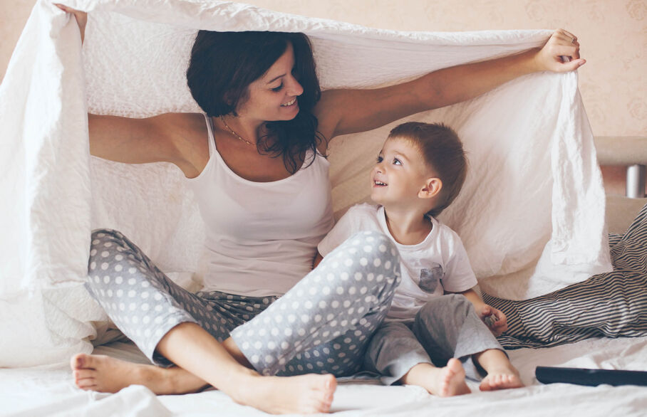 mother and son