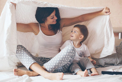 mother and son