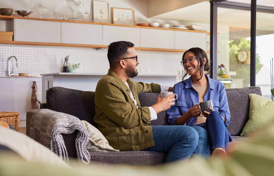 two people talking 