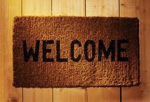 Welcome door mat